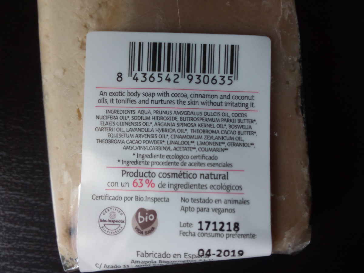 Amapola_jabon karite argan_inci
