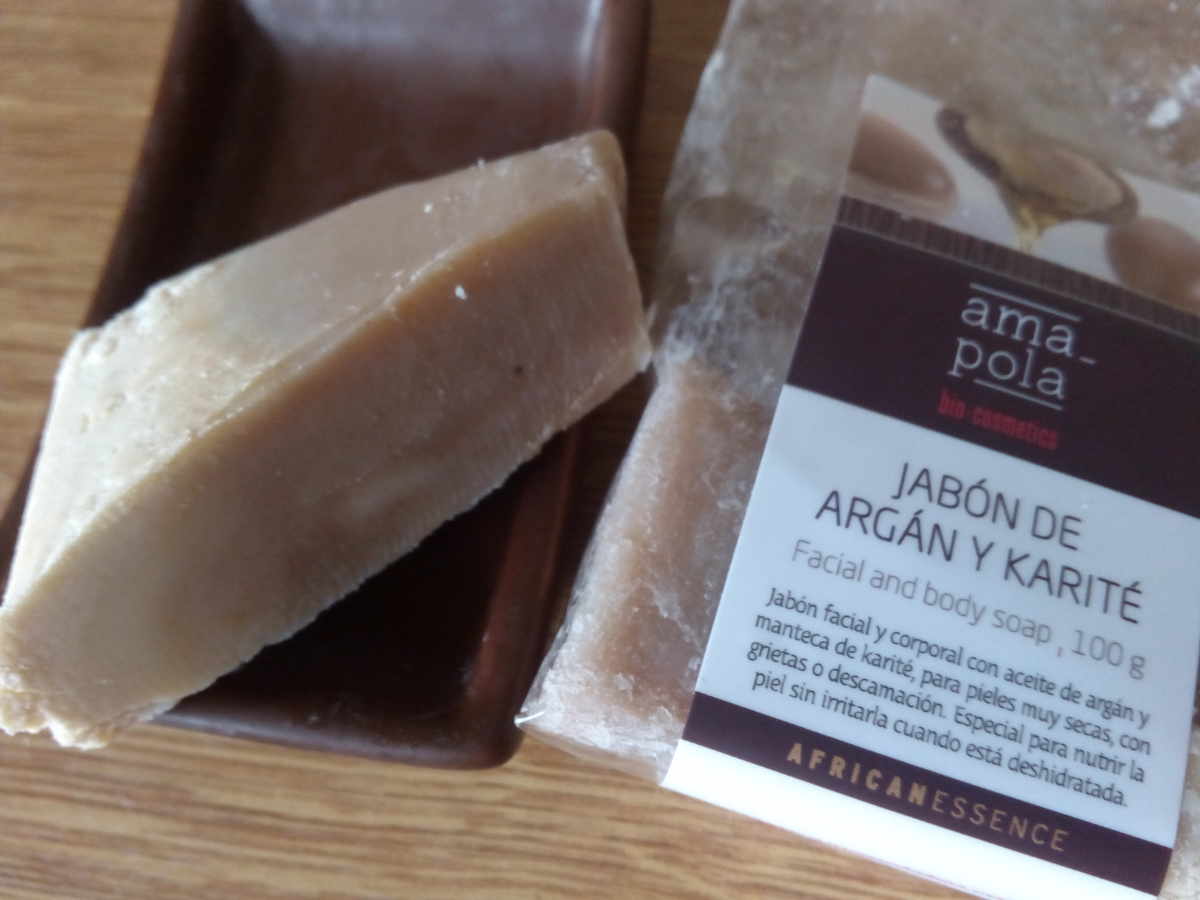Amapola_jabon karite argan_textura