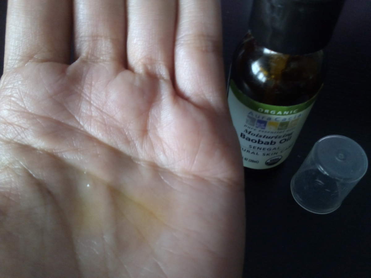 Aura Cacia_aceite baobab_textura