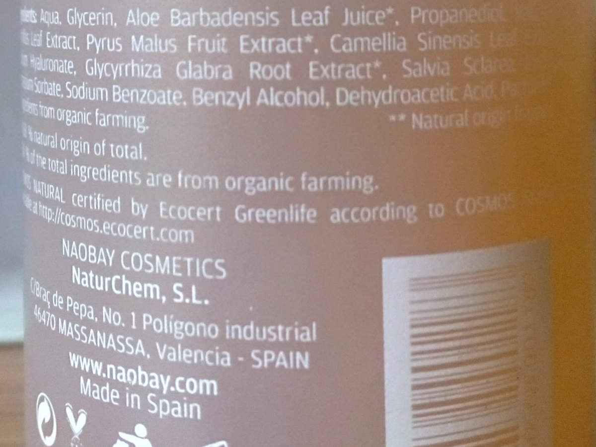 Naobay_detox mist_inci