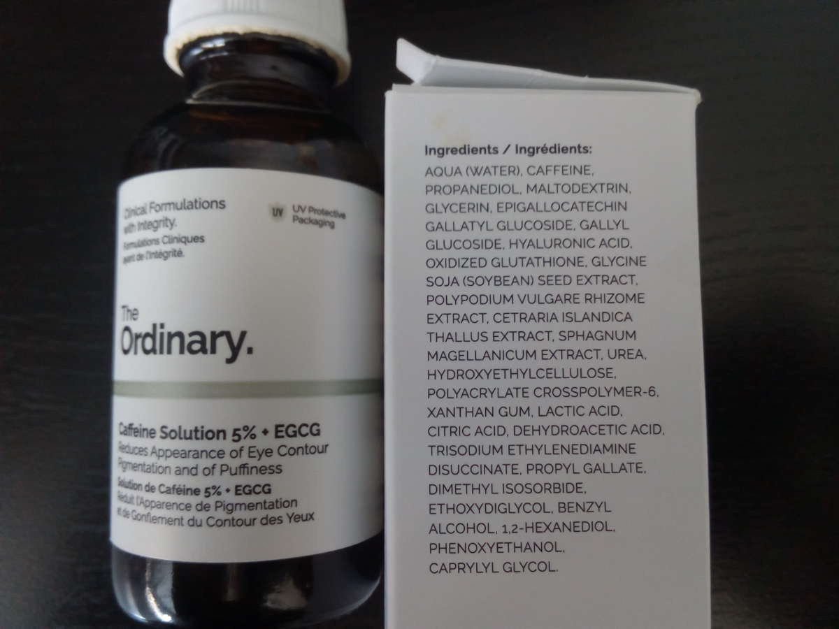 The Ordinary Cafeina ojos_inci